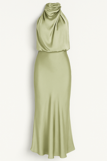 Dress : Olivia – Elegante damesjurk – Lichtgewicht, stijlvol en perfect voor elke gelegenheid in Groen van Pantino