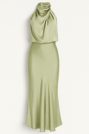 Dress : Olivia – Elegante damesjurk – Lichtgewicht, stijlvol en perfect voor elke gelegenheid in Groen van Pantino