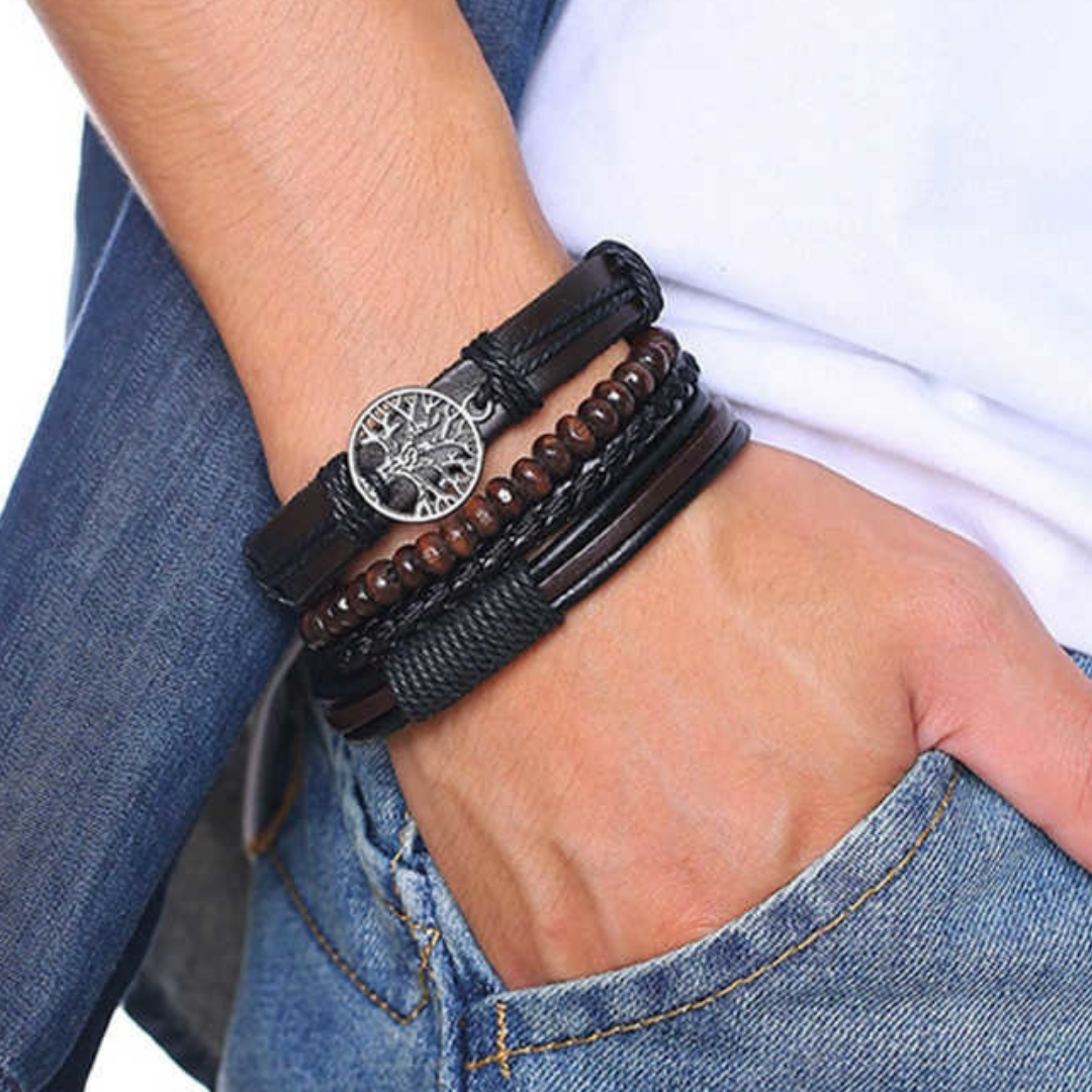 KNOX Vintage Levensboom Armband (4-in-1) - - Voorraad - Pantino