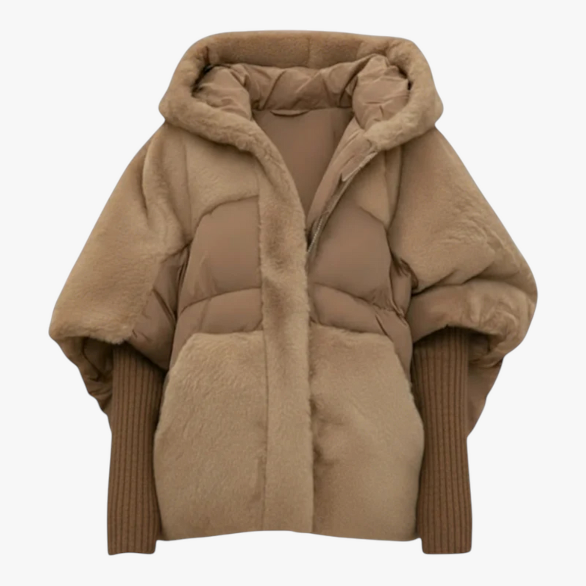 Dames Bovenkleding : Lucia | Dames Warme Winterjas Voor Stijl En Comfort in Bruin van Pantino