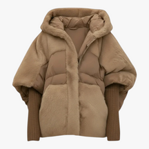 Dames Bovenkleding : Lucia | Dames Warme Winterjas Voor Stijl En Comfort in Bruin van Pantino