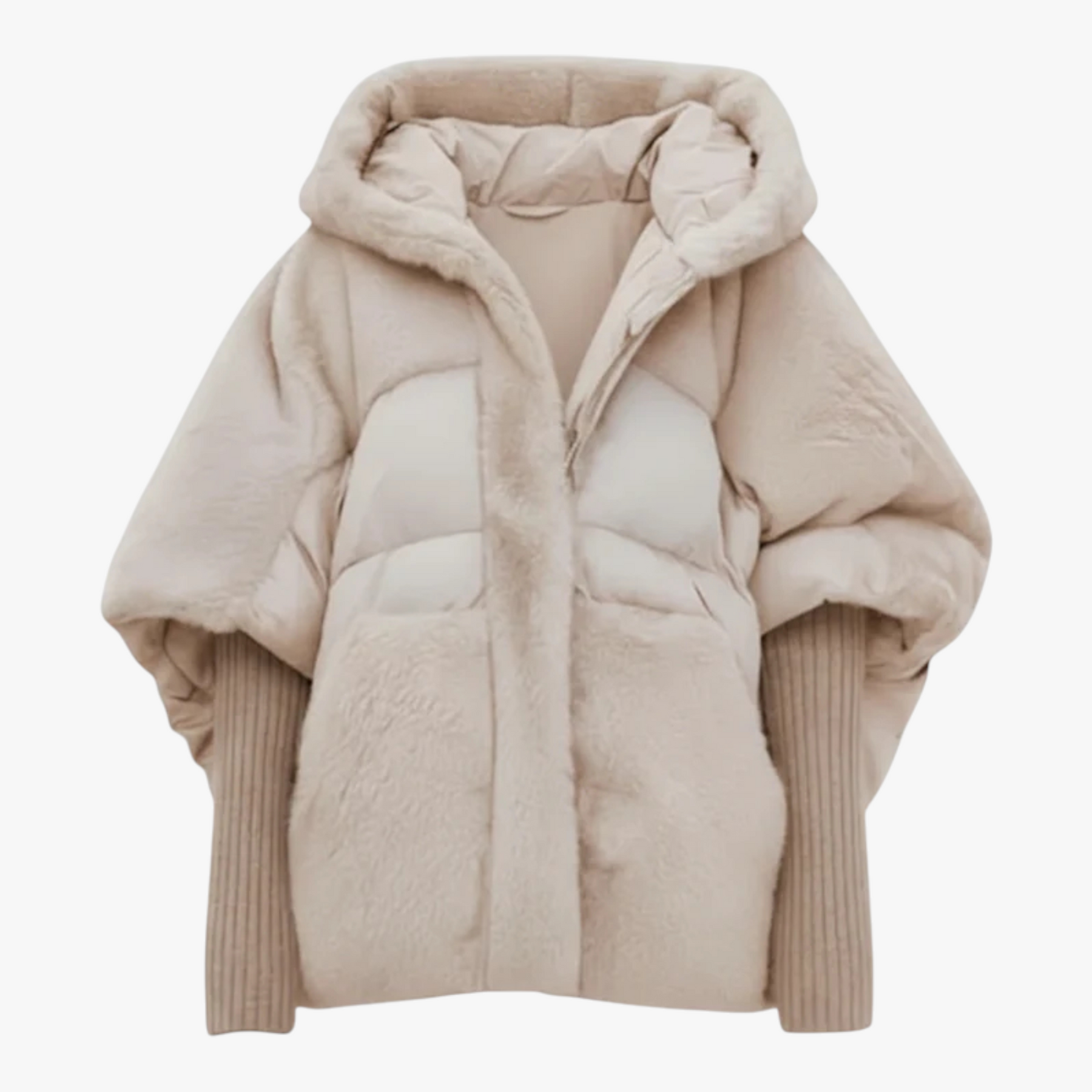 Dames Bovenkleding : Lucia | Dames Warme Winterjas Voor Stijl En Comfort in Abrikoos van Pantino