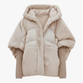 Dames Bovenkleding : Lucia | Dames Warme Winterjas Voor Stijl En Comfort in Abrikoos van Pantino