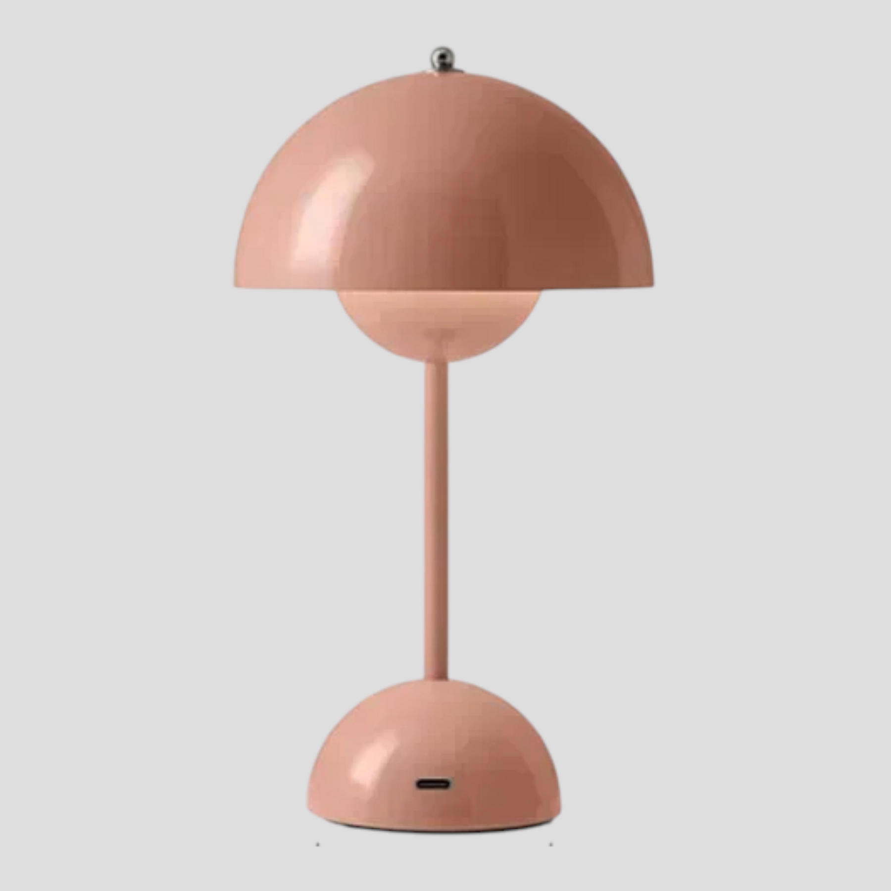 Akrylowa, USB ładowalna lampka stołowa LED – wzór grzyba, 30 cm