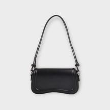 bags : Stadsschoudertas Dames - Minimalistisch Stedelijk Design - PU-Leer in Black van Pantino