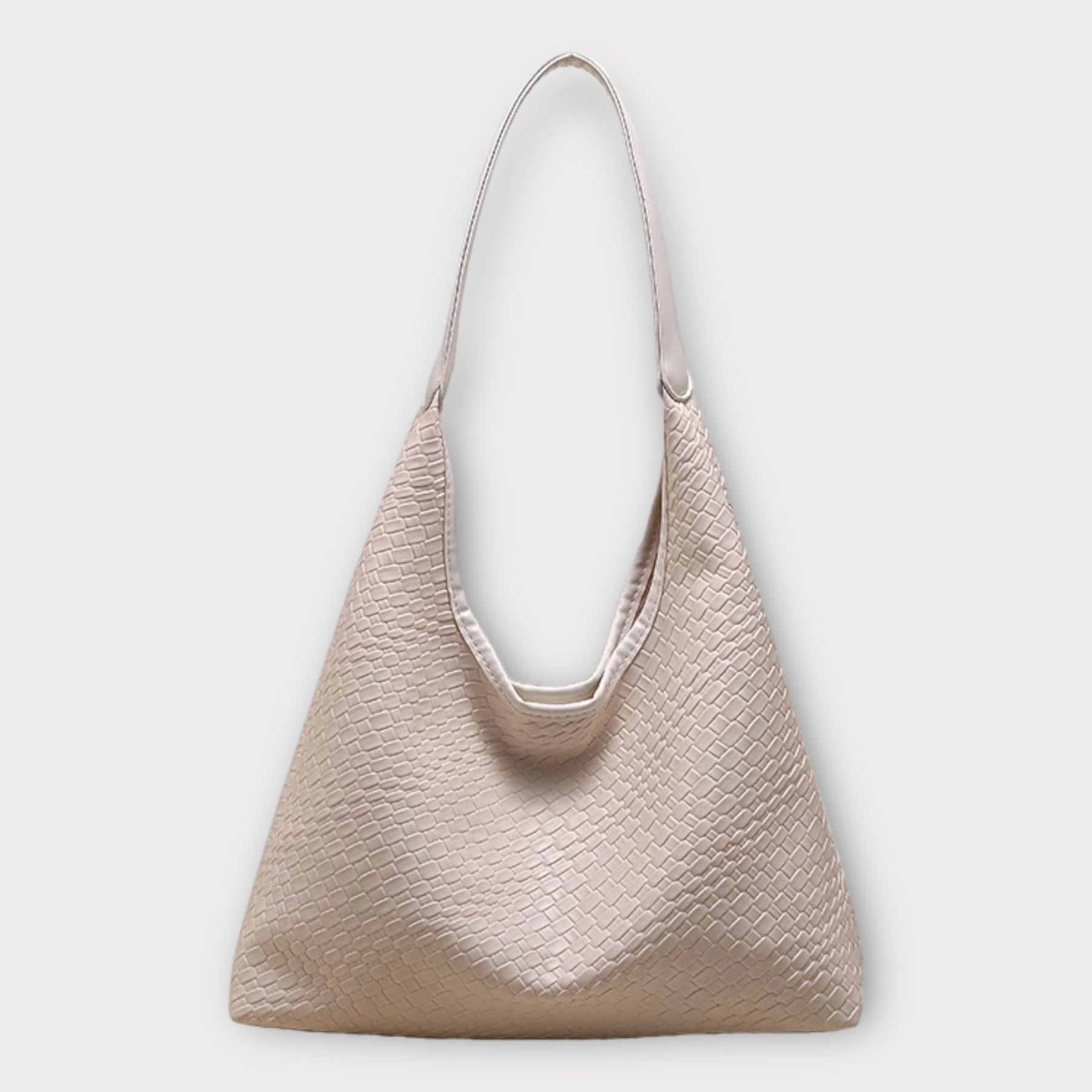 Woven tote bag - Beige - Woven tote bag - Pantino