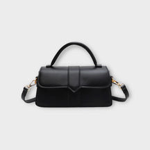 bags : Klassieke Handtas Dames - Vintage Moderne Stijl - Synthetisch Leer in black van Pantino