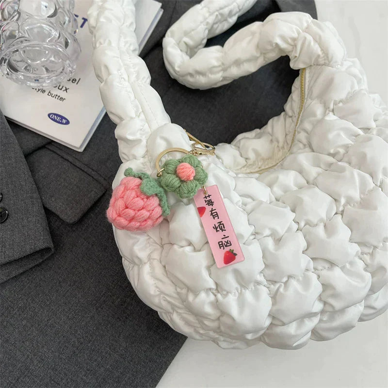 bags : Veala | Cloud Quilt geplooide schoudertas in van Pantino