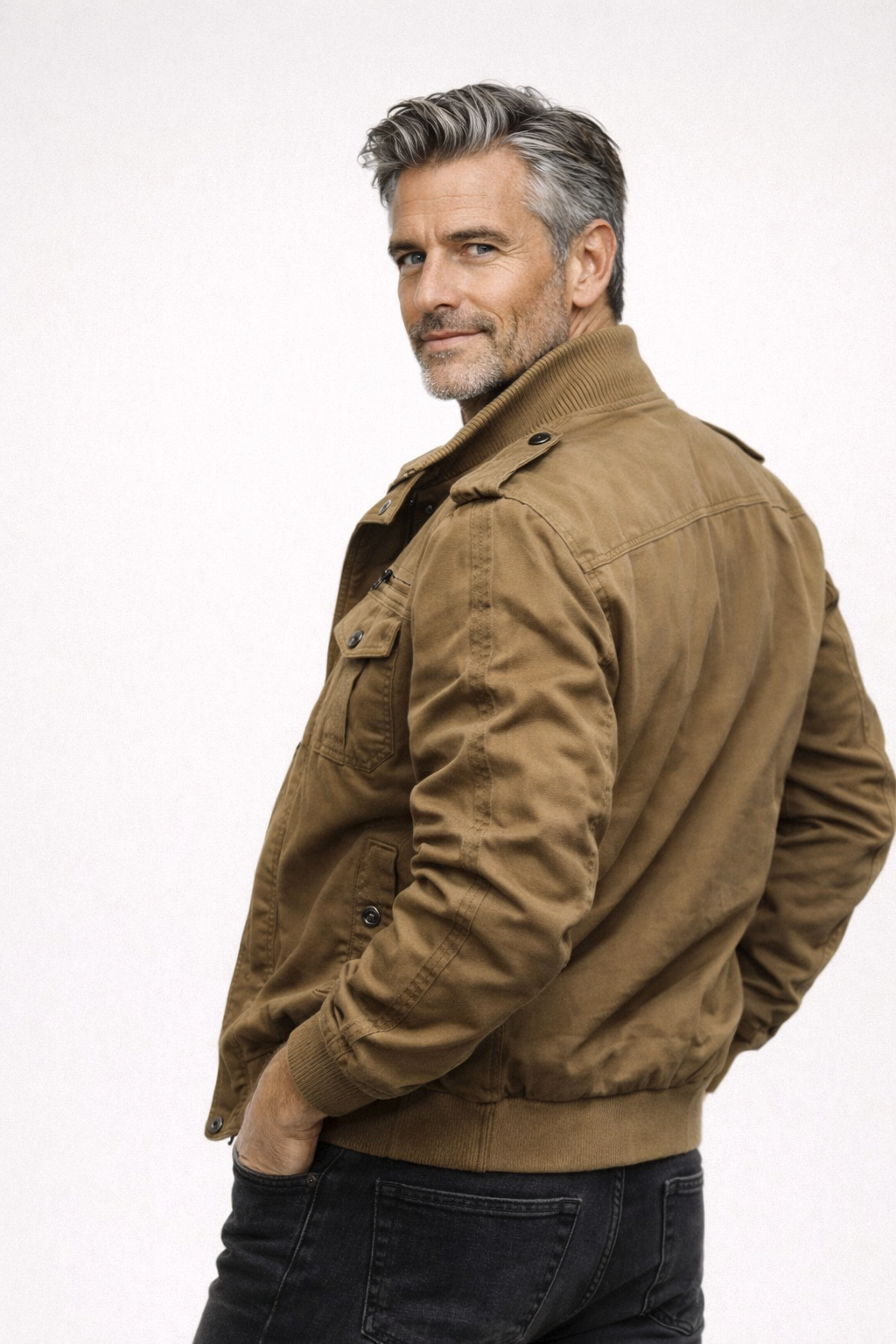 Fleece Jacket : Heren Fleecejack met Windbescherming - Zwart in van Pantinoshop