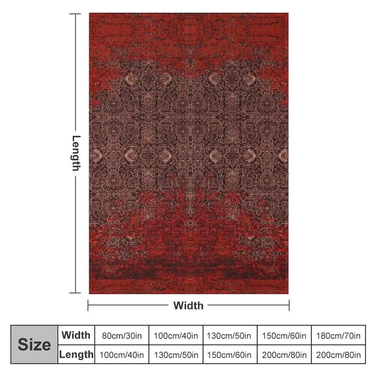 home & garden : Morris™ | Rood Vintage Oosters Tapijt in van Pantino