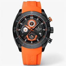 Watches : Rene | Tactisch en robuust – Waterdicht sporthorloge voor elke avonturier in Oranje van Pantino