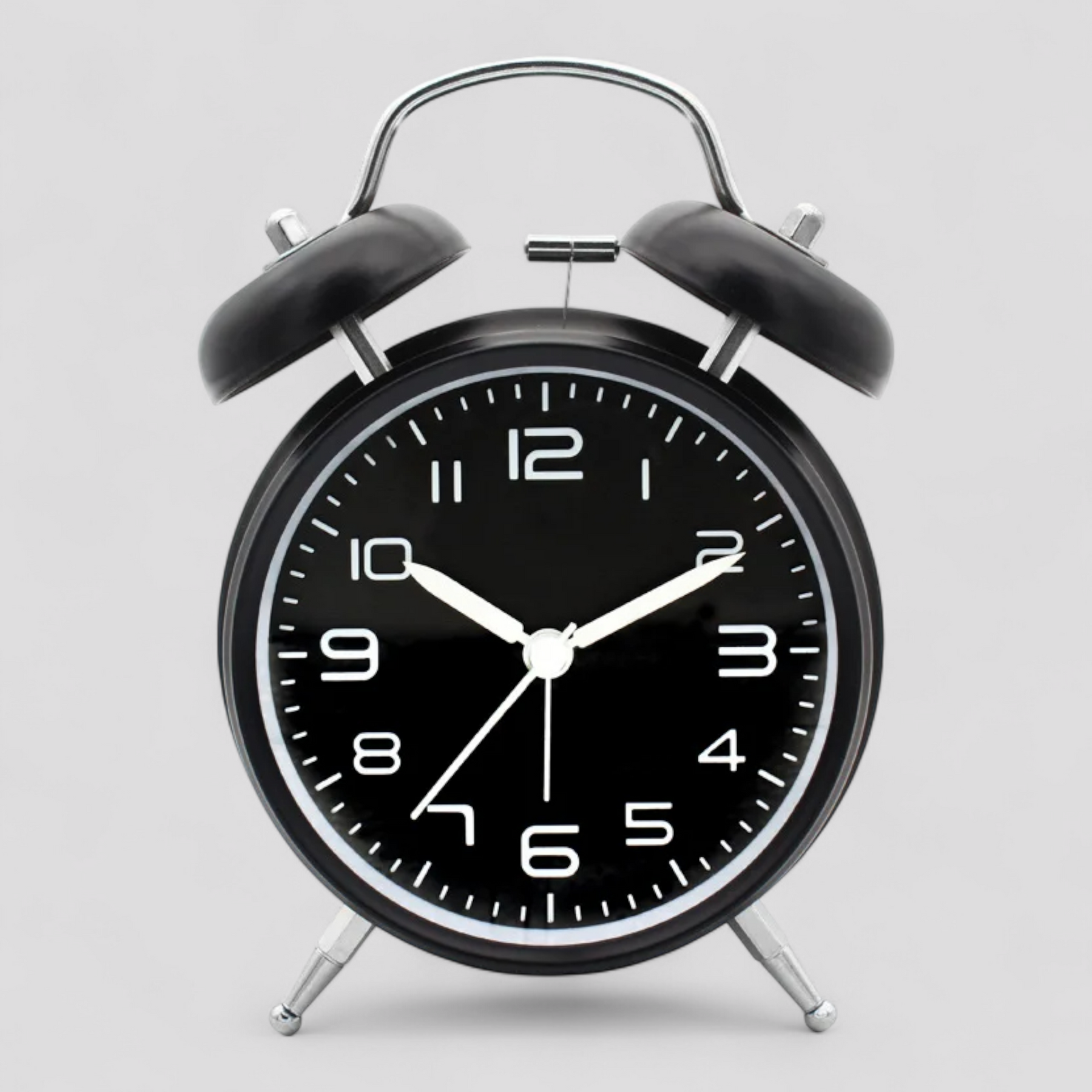 Wekker Retro Metaal Lichtgevend Dubbele Bel - Luid Alarm Stil Premium