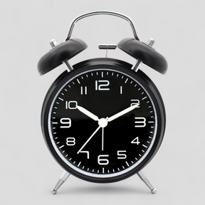Wekker Retro Metaal Lichtgevend Dubbele Bel - Luid Alarm Stil Premium