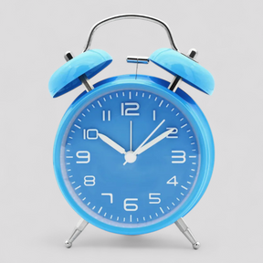 Wekker Retro Metaal Lichtgevend Dubbele Bel - Luid Alarm Stil Premium