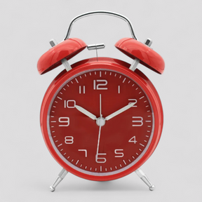 Wekker Retro Metaal Lichtgevend Dubbele Bel - Luid Alarm Stil Premium