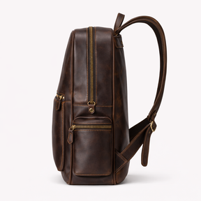 bags : Rugzak van Crazy Horse-leer - Leer in van Pantinoshop