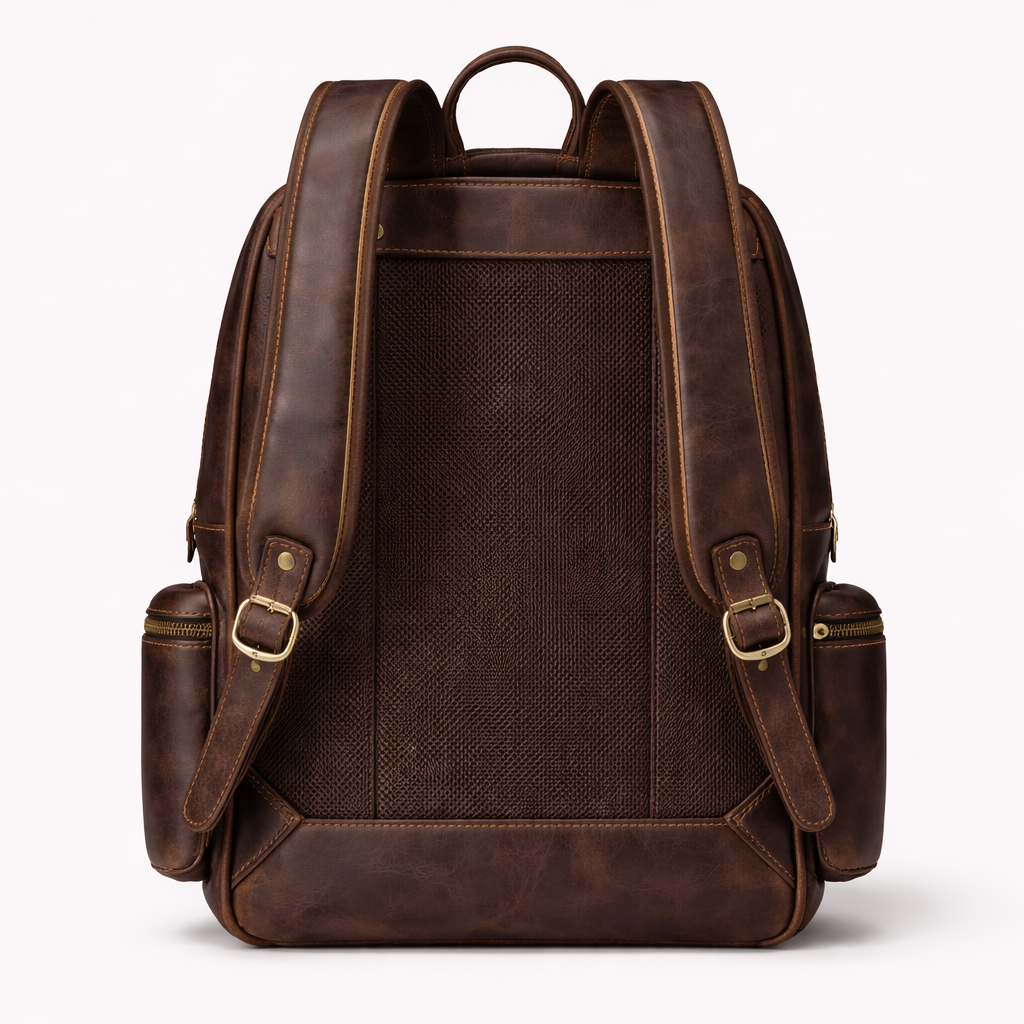 bags : Rugzak van Crazy Horse-leer - Leer in van Pantinoshop