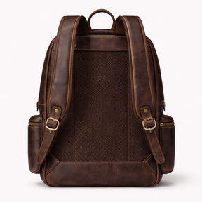 bags : Rugzak van Crazy Horse-leer - Leer in van Pantinoshop