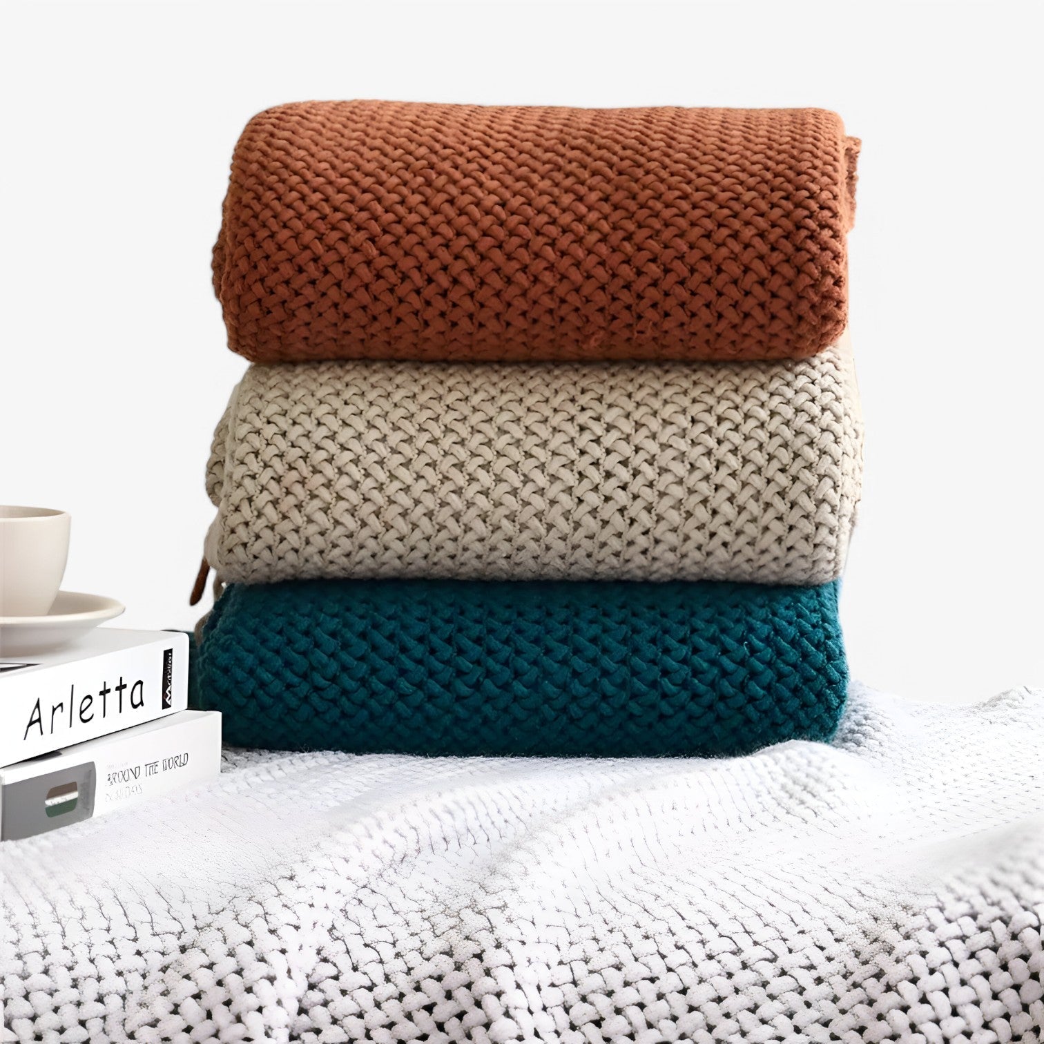 Gezellig gebreid plaid – zacht, warm en stijlvol met franjes Heren