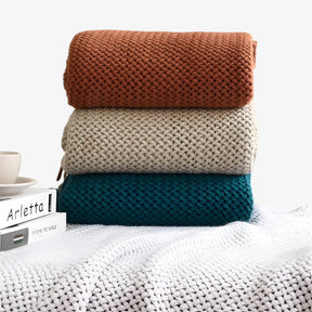 Gezellig gebreid plaid – zacht, warm en stijlvol met franjes Heren