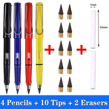 Pencil : Eeuwig Potlood 5mm - Nooit Slijpen Altijd Scherp - Metaal in Set A van Pantino