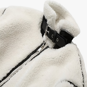 Damesjassen & -jacks : Mira | Dames Winterjas in Pluche voor Koude Dagen in van Pantino