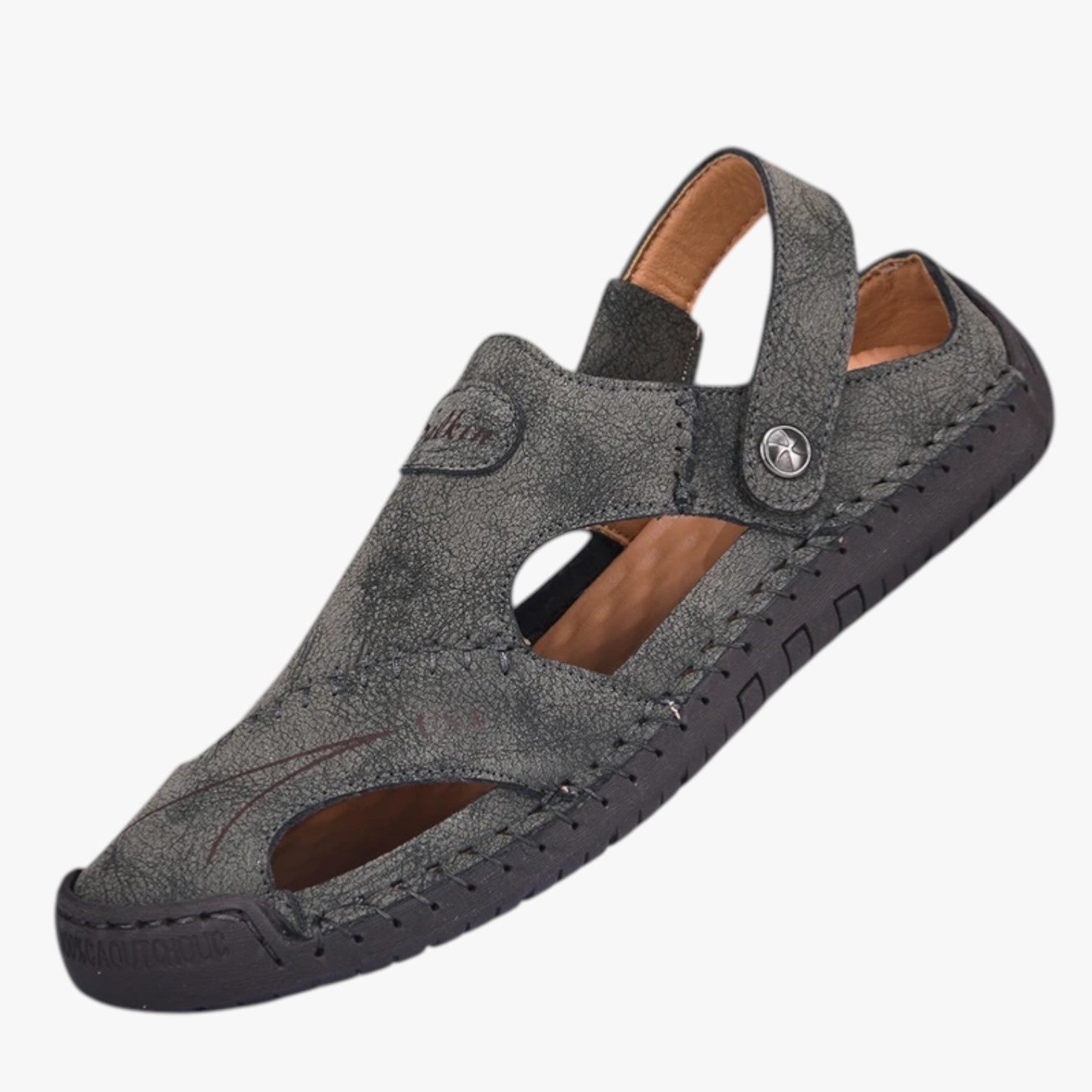 Zomersandalen voor heren - Ademend leer en antislipzool voor een vleugje stijl