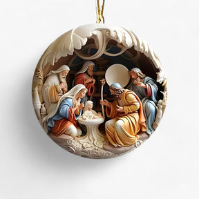 Religieuze Kerststal | Creatieve Familie scène van Jezus – Christelijke Decoratie voor de Kerstboom - C - Religieuze Kerststal | Creatieve Familie scène van Jezus – Christelijke Decoratie voor de Kerstboom- €25 - Pantinoshop