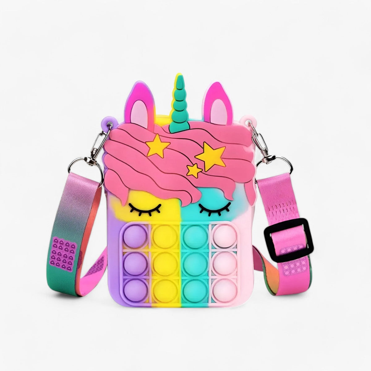 Claudine | Pop Tasje Eenhoorn – Fidget & Grappig- €25 : Claudine | Pop Tasje Eenhoorn – Fidget & Grappig in van Pantinoshop