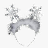 Fluff | Exquise en Schattige Feestaccessoire - Kerstmis Sneeuwvlok Haarband voor Meisjes - Wit - Fluff | Exquise en Schattige Feestaccessoire - Kerstmis Sneeuwvlok Haarband voor Meisjes - €25 - Pantinoshop