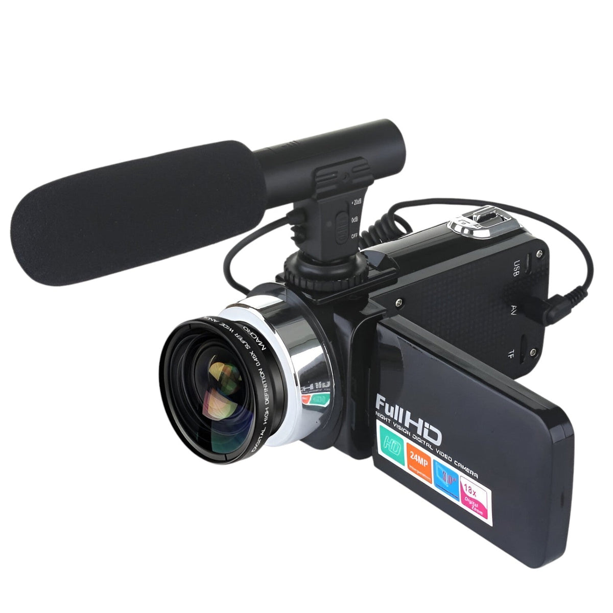 gadgets : Nikodem | Klassieke camcorder met 24 MP – kristalheldere video's, altijd en overal in van Pantinoshop