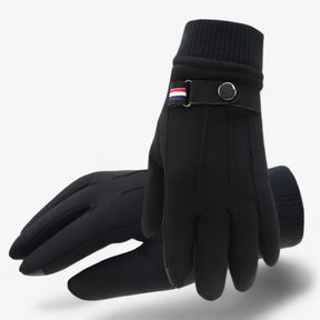 Michael | Warme Suède Touchscreen Winterhandschoenen - Zwart Eén maat - Michael | Warme Suède Touchscreen Winterhandschoenen - €25 - Pantinoshop