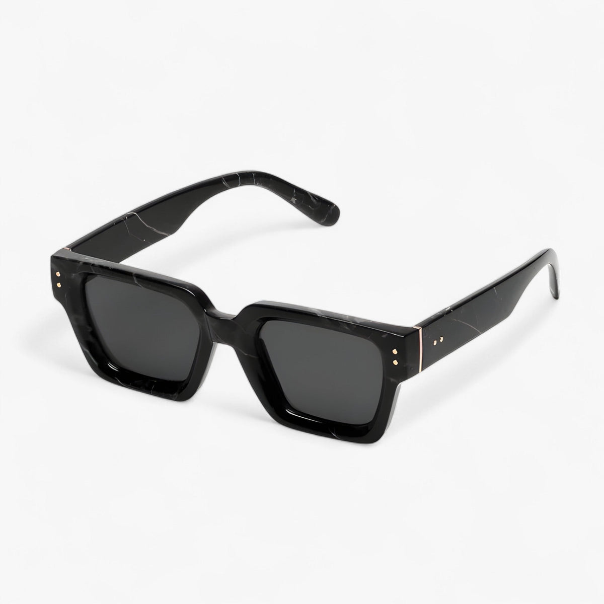 Alaric | Luxe unisex vierkante zwarte zonnebrillen- €25 : Alaric | Luxe unisex vierkante zwarte zonnebrillen in van Pantinoshop