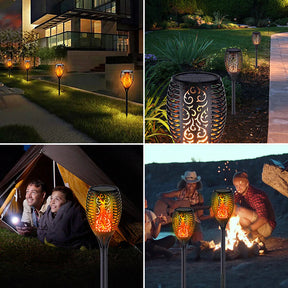 GroenLeven - Solar Tuinfakkel draadloos iedere avond gratis tuinverlichting - - Home & Garden - Pantino