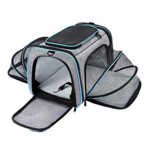 Milo | Ademende en Opvouwbare Huisdier Draagrugzak - €25 : Milo | Ademende en Opvouwbare Huisdier Draagrugzak in Blauw van Pantinoshop