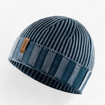 Wanwan | Katoenen Vintage Gewassen Gebreide Beanie Muts - Perfect voor Winter - Koe Blauw CHINA - Wanwan | Katoenen Vintage Gewassen Gebreide Beanie Muts - Perfect voor Winter - €25 - Pantinoshop