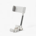 Biltelefonholder 360° Bakspejl - Justerbar Holder til Smartphones - Hvid