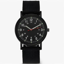 watches : Hektor | Nylon Sport Militair Horloge in Zwart van Pantinoshop