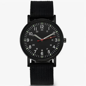 watches : Hektor | Nylon Sport Militair Horloge in Zwart van Pantinoshop