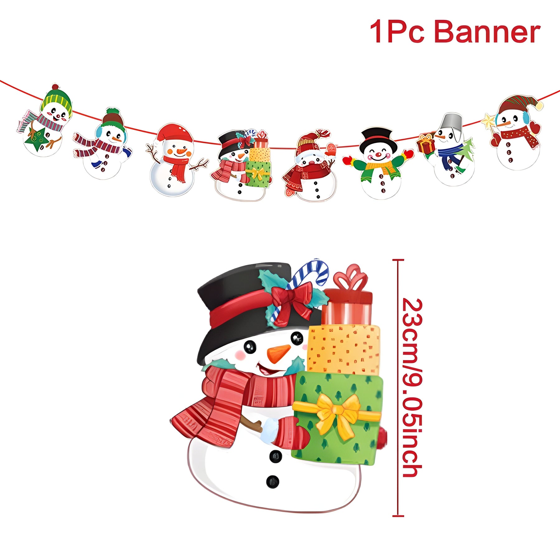 VrolijkBanner | Kerstbannerslinger - Voeg een feestelijk tintje toe aan uw huis - 16 - VrolijkBanner | Kerstbannerslinger - Voeg een feestelijk tintje toe aan uw huis - €25 - Pantino