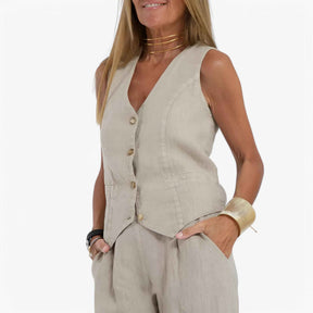 Mouwloos vest (met gratis bijpassende broek)
