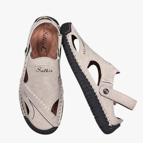 Zomersandalen voor heren - Ademend leer en antislipzool voor een vleugje stijl