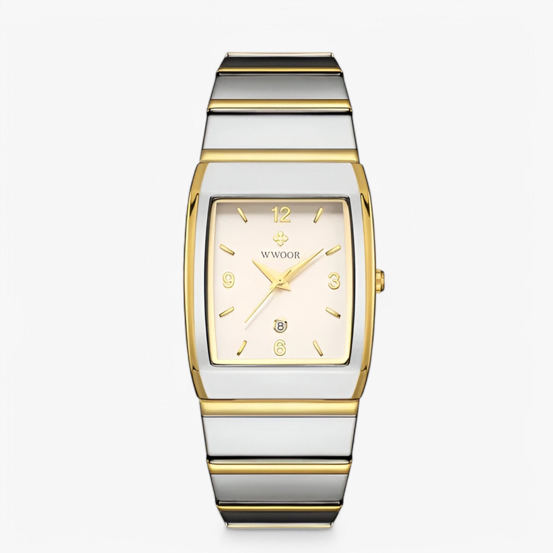 watches : Aeneas | Casual Luxe Herenhorloge in Zilver wit van Pantinoshop