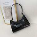Bolso de mano para mujer negro - Diseño moderno - Cuero sintético