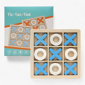 Slim Plezier | Houten Tic-Tac-Toe Spel - - Slim Plezier | Houten Tic-Tac-Toe Spel - €25 - Pantinoshop