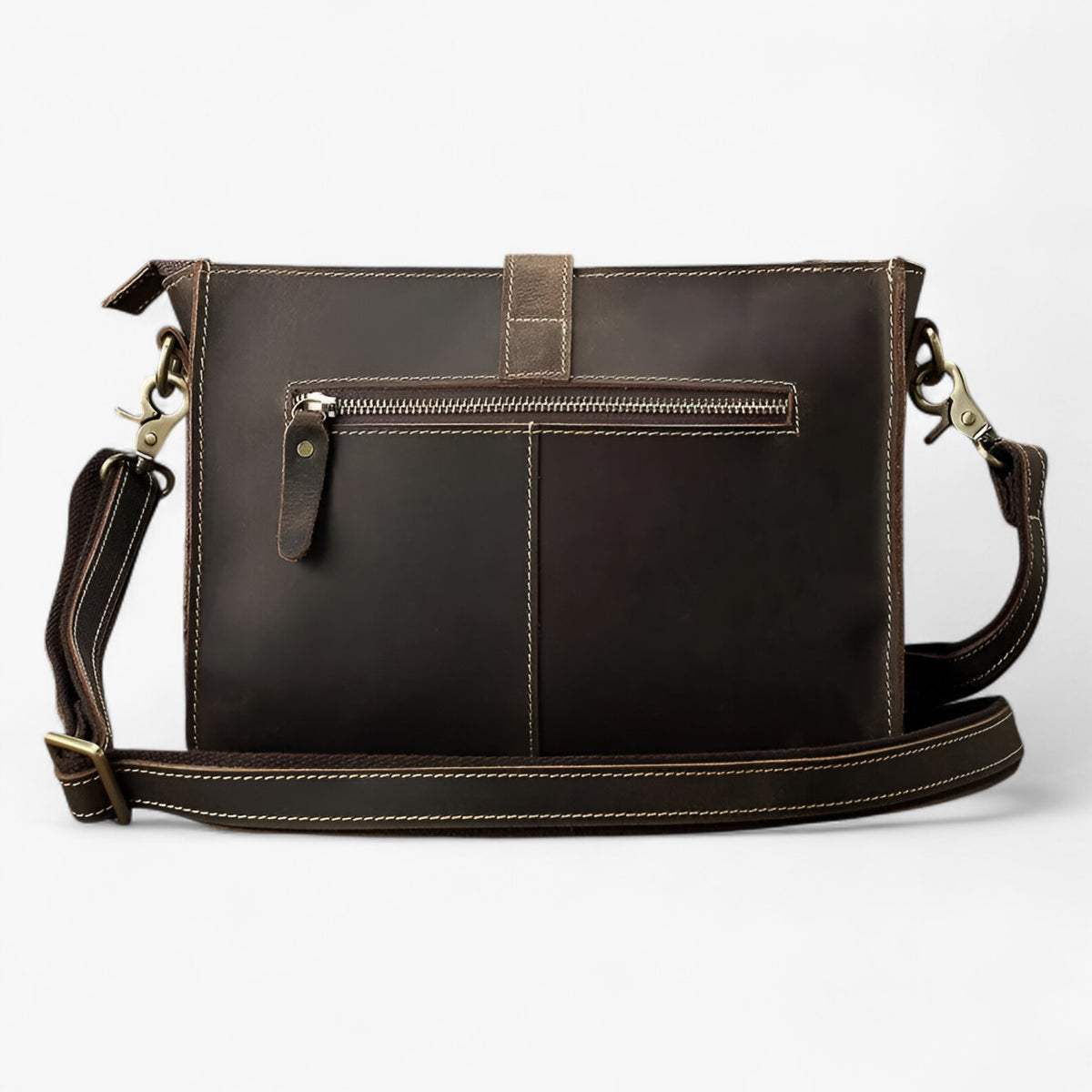 bags : Bruin Mini Tas met Polsband in van Pantino