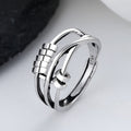 Anillo antiestrés - Plata - Accesorio