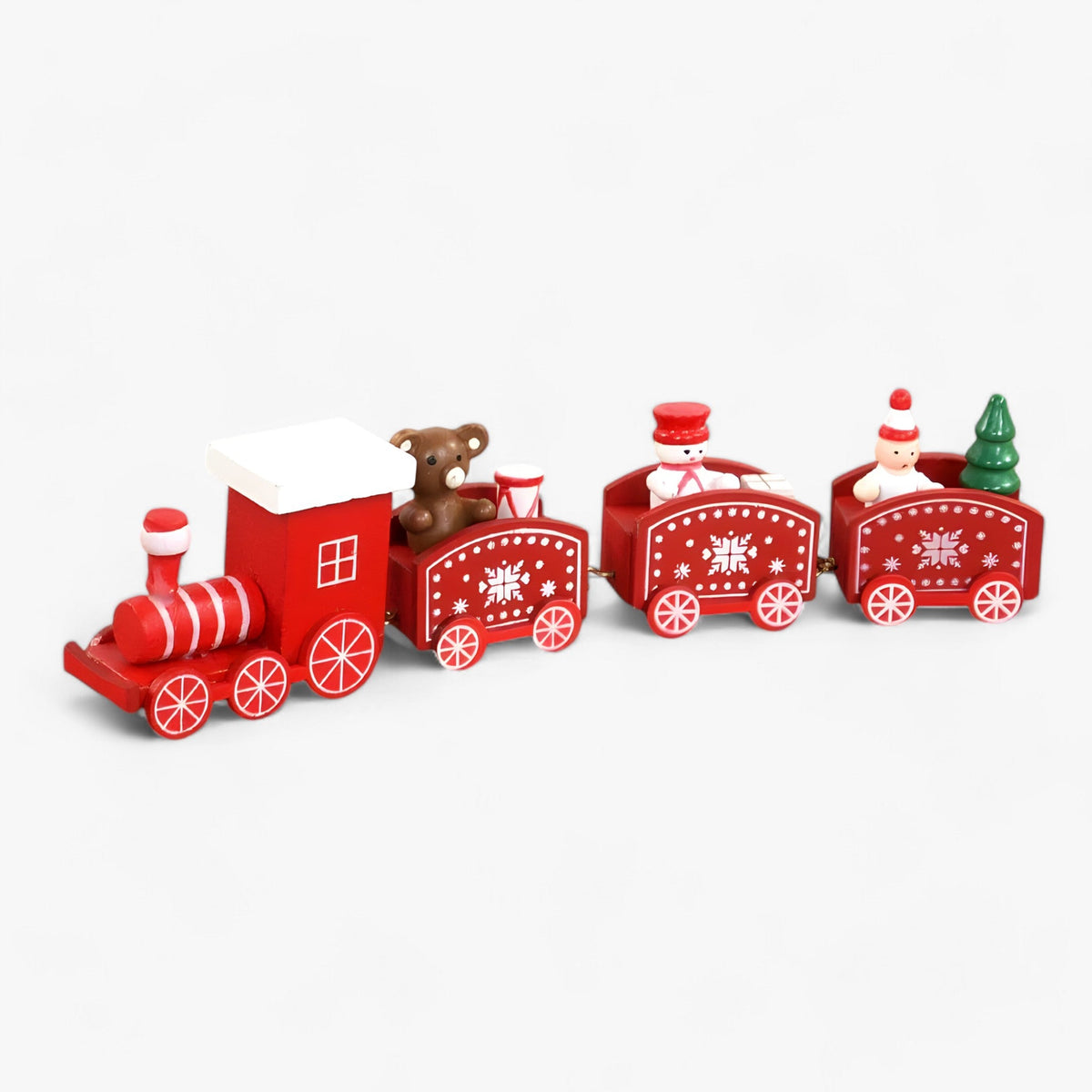 Eigenzinnigheid | Kerst houten treinornament - feestelijk decor en cadeau voor kinderen - Stijl1 - (1+1 gratis) Eigenzinnigheid | Kerst houten treinornament - €25 - Pantino