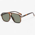 Pomarańczowe okulary przeciwsłoneczne - luksusowe UV400 aviator - styl i ochrona