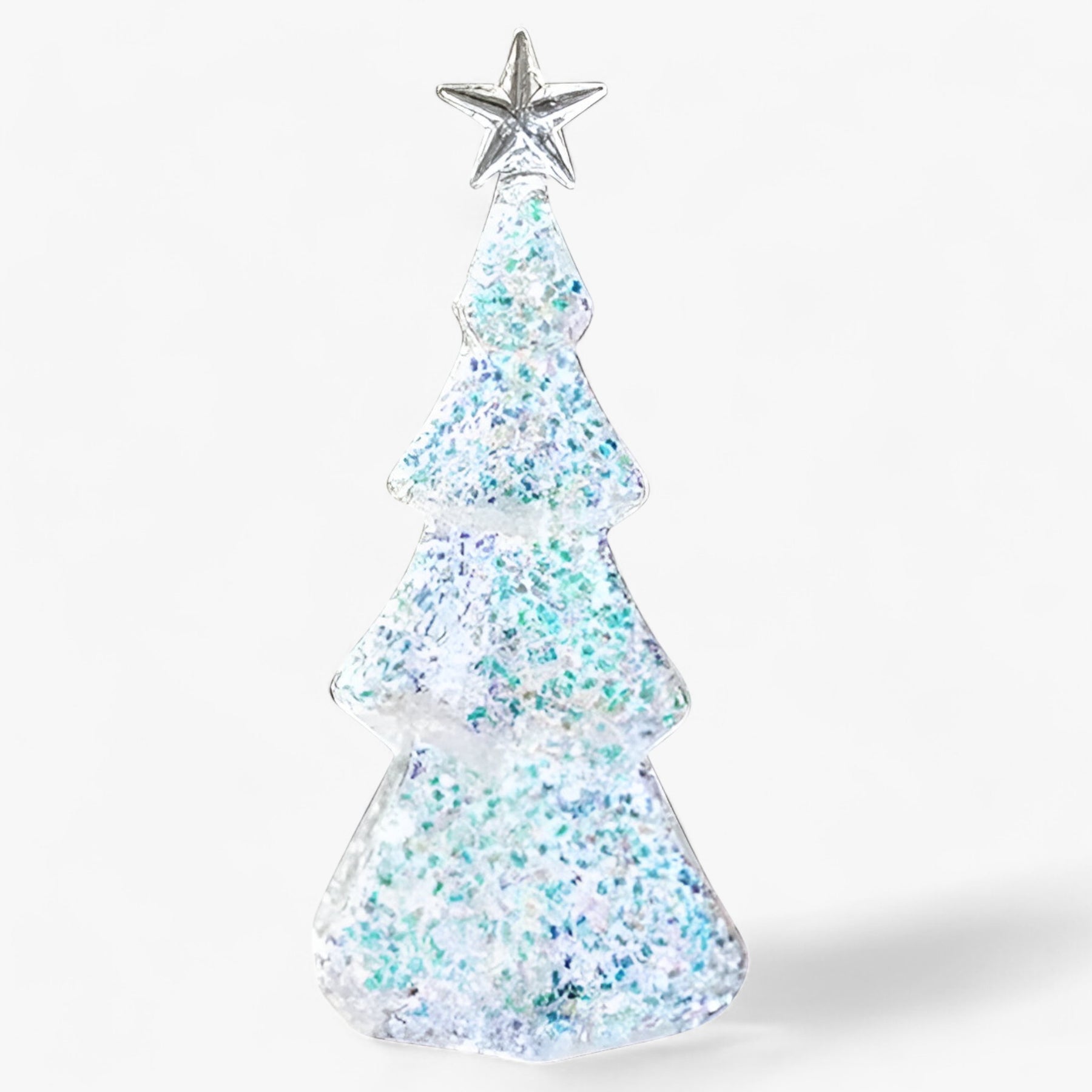 Luna | Glazen Verlichte Kerstboom - Blauwe Stippels - Luna | Glazen Verlichte Kerstboom - €25 - Pantinoshop